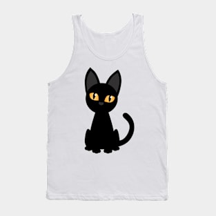 Black Cat Tank Top